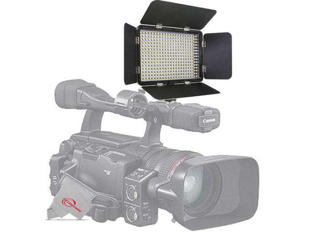 Vidpro LED-330X Varicolor Studio Video Lighting Kit with Built-in Barn Doors & Diffuser Includes Li-ion Battery & Charger, AC Adapter, Adjustable...