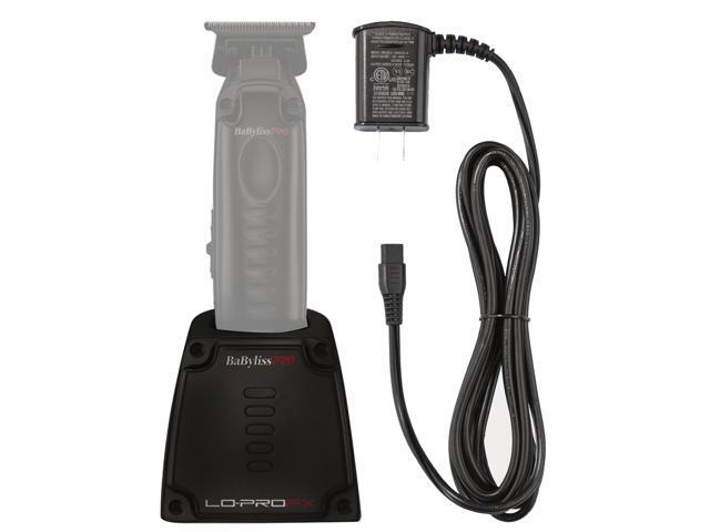 BaByliss Pro LO-PROFX Trimmer Charging Base #FX726BASE with Babyliss Pro FX Replacement Power Cord FXCORD