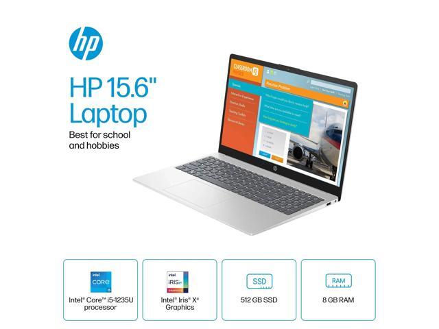HP - 15.6" Touch-Screen Laptop - Intel Core i5 1235U 2022 - 8GB Memory - 512GB SSD - Natural Silver - image 9