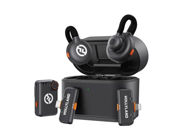 Hollyland Lark M2S Ultimate Combo (Camera RX+USB-C RX+Lightning RX) Wireless Lavalier Microphone for iPhone/Camera/Android/PC, Compact Mic,...