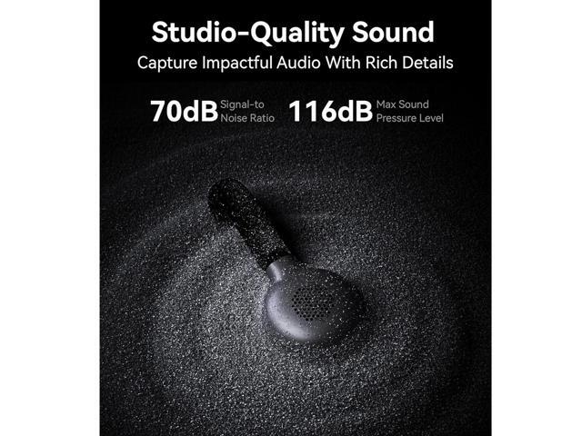 Hollyland LARK M2S DUO 2-Person Wireless Microphone System with USB-C Connector for Mobile Devices - Plug & Play (2.4 GHz, Space Gray)
