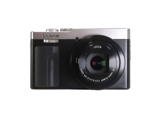 Panasonic Lumix ZS99 20.3MP 30X Optical Zoom Digital Camera (Silver) with Transcend 64GB 300S SDXC Class 10 Memory Card