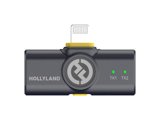 Hollyland LARK M2 Wireless Lavalier Microphone with Lightning Plug (Duo,Shine Charcoal)