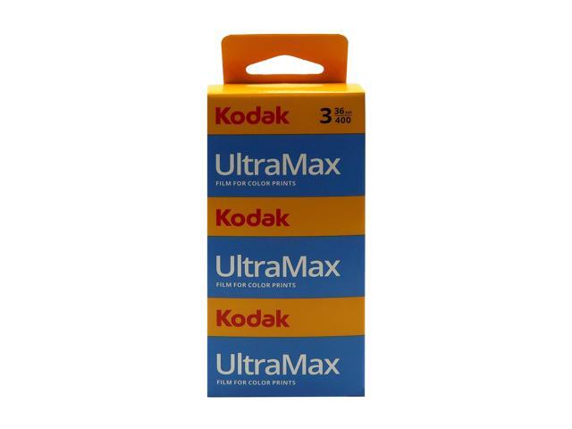 Kodak UltraMax 400 Color Negative Film (35mm, 36 Exposures) 3 Pack with 2x Ilford HP5 Plus Black and White Negative Film (35mm Roll Film, 36...