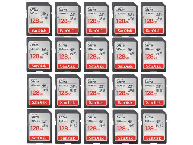 Sandisk Ultra 128GB SDXC UHS-I Class 10 Memory Card - 20 Pack