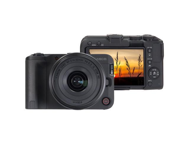 Canon EOS R50 V 4K60p Video 24.2MP Mirrorless Camera with RF-S 14-30mm f/4-6.3 IS STM PZ Lens and RF 75-300mm f/4-5.6 Lens Basic Accessory Bundle