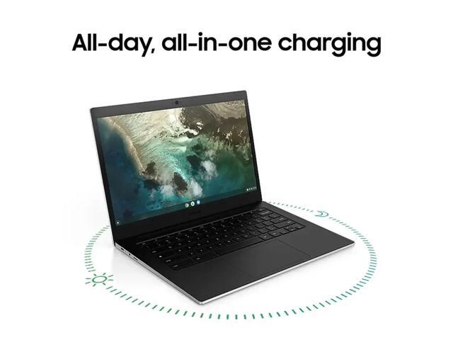 Samsung - Galaxy Chromebook Go - 14" LED Laptop - Intel Celeron- 4GB Memory - 128GB Storage - Silver - image 8