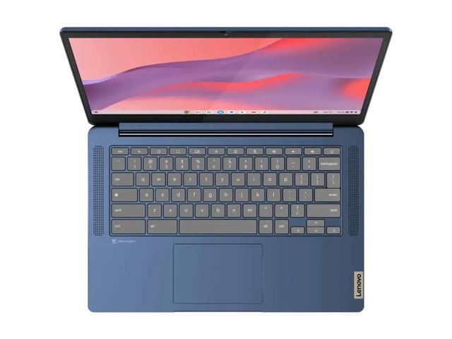 Lenovo - IdeaPad Slim 3 Chromebook 14" Full HD Laptop - MediaTek Kompanio 520 2022 - 4GB Memory - 64GB eMMC - Abyss Blue - image 3
