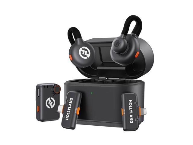 Hollyland Lark M2S Ultimate Combo (Camera RX+USB-C RX+Lightning RX) Wireless Lavalier Microphone for iPhone/Camera/Android/PC Video Bundle