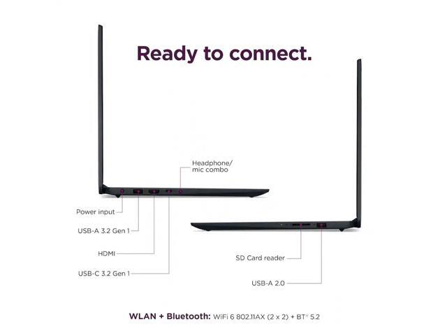 Lenovo - Ideapad 1i 15.6" Full HD Touchscreen Laptop - Intel Core i5-1334U 2023 - 16GB Memory - 512GB SSD - Abyss Blue - image 6