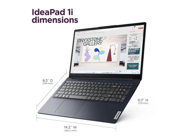 Lenovo - Ideapad 1i 15.6" Full HD Touchscreen Laptop - Intel Core i5-1334U 2023 - 16GB Memory - 512GB SSD - Abyss Blue - image 7