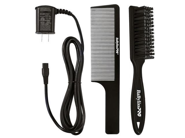 Babyliss Pro Foil Shaver Replacement Power Cord Charger For FXFS2 Double Foil Shaver with Fade Brush and 9' Comb