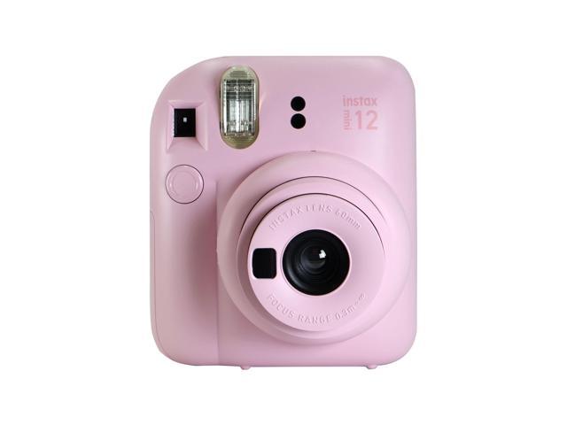 FUJIFILM INSTAX MINI 12 Instant Film Camera (Blossom Pink) with 4x Fujifilm 2x10 Film Mini Instax Film Pack