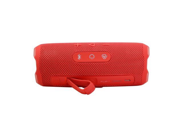JBL Flip 7 Portable Waterproof Bluetooth Speaker (Red) with T110 in Ear Headphones Black and Fitness & Wellness Plus Software