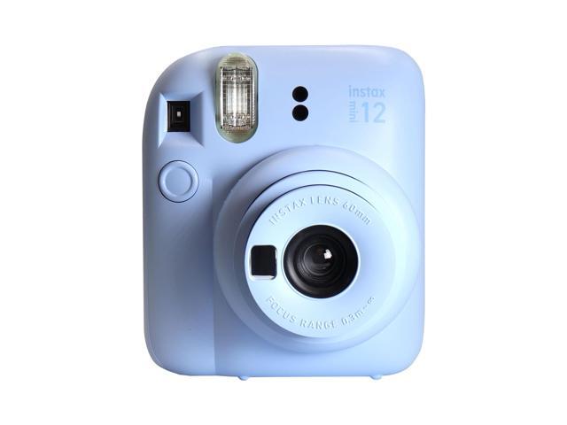 FUJIFILM INSTAX MINI 12 Instant Film Camera (Pastel Blue) with 4x 2x10 Film Mini Instax Film Pack Bundle