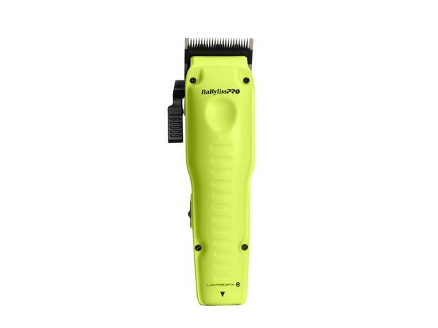 BaBylissPRO FXONE Lo-ProFX Limited Edition Neon Yellow Clipper with Charging Base & Battery FX829