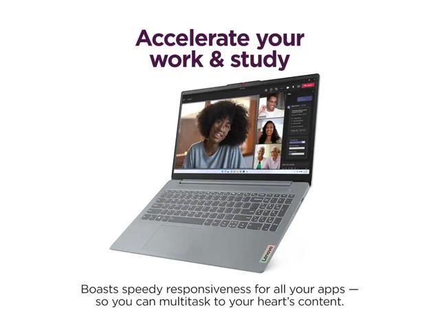 Lenovo - IdeaPad Slim 3i 15.6" Full HD Laptop - Intel Core i3-N305 2023 - 8GB Memory - 128GB UFS - Arctic Grey - image 8