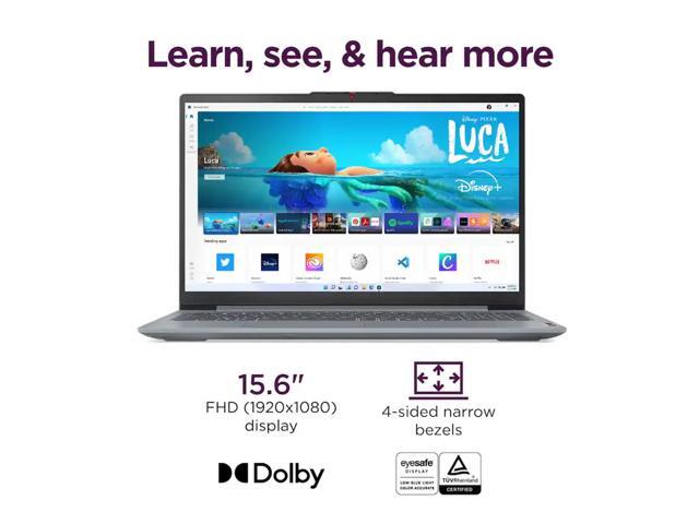 Lenovo - IdeaPad Slim 3i 15.6" Full HD Laptop - Intel Core i3-N305 2023 - 8GB Memory - 128GB UFS - Arctic Grey - image 9