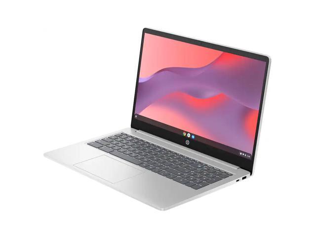 HP - 15.6" Chromebook Laptop - Intel Processor N200 2023 - 8GB Memory - 64GB eMMC - Natural Silver - image 8