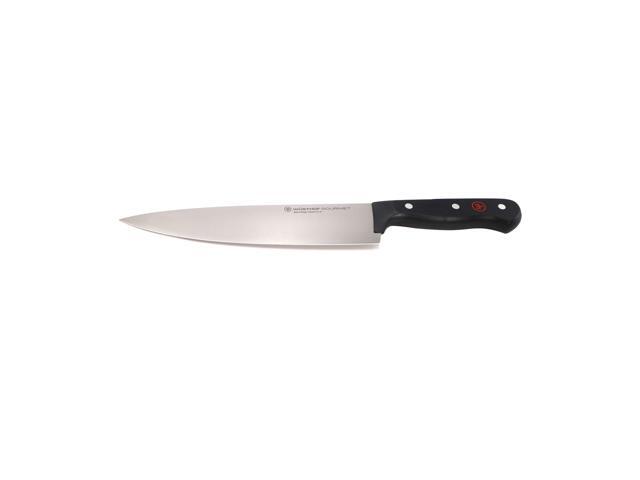 Wusthof Gourmet 4-Piece Chef's Knife Set, Black - Includes 8' Chef's Knife, 2.75' Paring Knife, 4.5' Utility Knife, Honing Steel