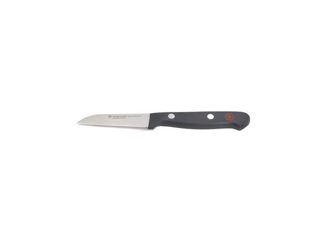 Wusthof Gourmet 4-Piece Chef's Knife Set, Black - Includes 8' Chef's Knife, 2.75' Paring Knife, 4.5' Utility Knife, Honing Steel