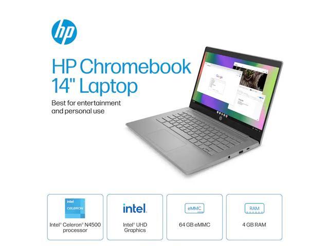 HP - 14" Chromebook - Intel Celeron N4500 2021 - 4GB Memory - 64GB eMMC - Modern Grey - image 12