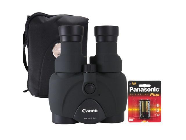 Canon 12x36 IS III Image Stabilized Binoculars with 2X AA Rechargeable Battery and Charger
