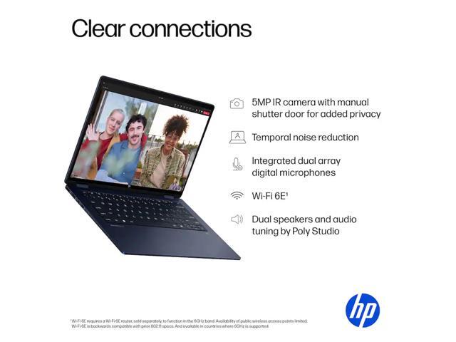 HP - OmniBook X Flip 2-in-1 - Copilot+ PC - 14" 2K Touch-Screen Laptop - Intel Core Ultra 7 256V 2024 - 16GB Memory - 1TB SSD - Atmospheric Blue - image 10