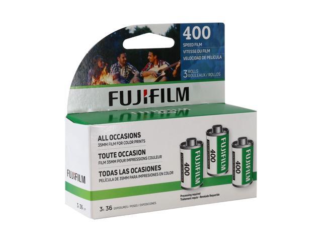 10x Fujifilm 400 Color Negative 35mm Film (36 Exposures) - 3 Pack