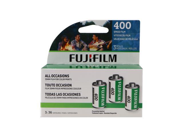 3x Fujifilm 400 Color Negative 35mm Film (36 Exposures) - 3 Pack