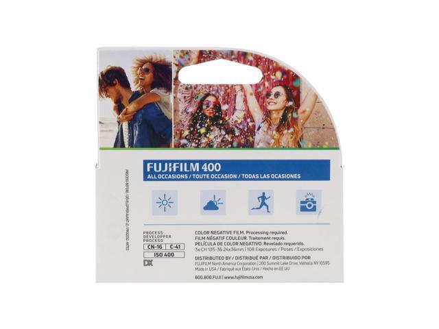 Fujifilm 400 Color Negative 35mm Film (36 Exposures) - 3 Pack with 2x Fujifilm 200 Color Negative 35mm Film (36 Exposures)