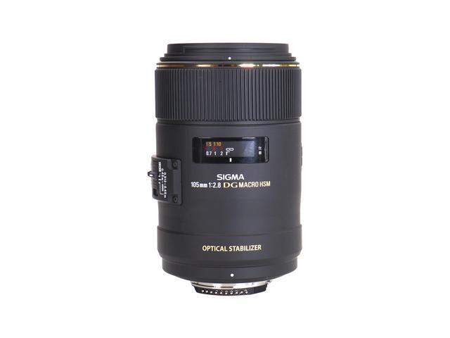 Sigma 105mm F2.8 EX DG OS HSM Macro Lens for Nikon DSLR Camera + Accessory Bundle