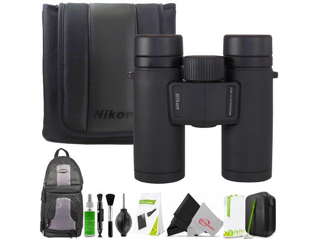 Nikon Monarch M7 8x30 Binoculars with DSLR Sling Backpack and Professional Cleaning Kit