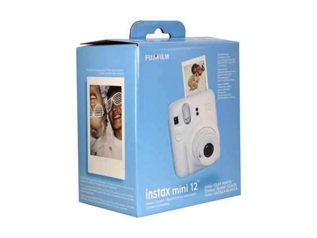 All-in-1 Instax Mini 12 Clay White Camera Bundle Case Album Frames 40 Film Pack Kit Gif