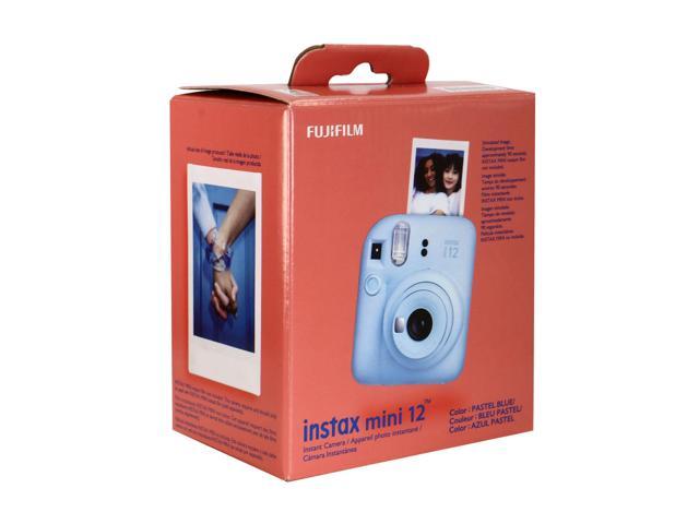 All-in-1 Instax Mini 12 Pastel Blue Camera Bundle Case Album Frames 60 Film Pack Kit Gift