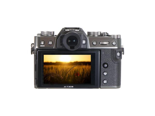 FUJIFILM X-T30 III Mirrorless Camera (Charcoal Silver) All You Need Accessory Bundle