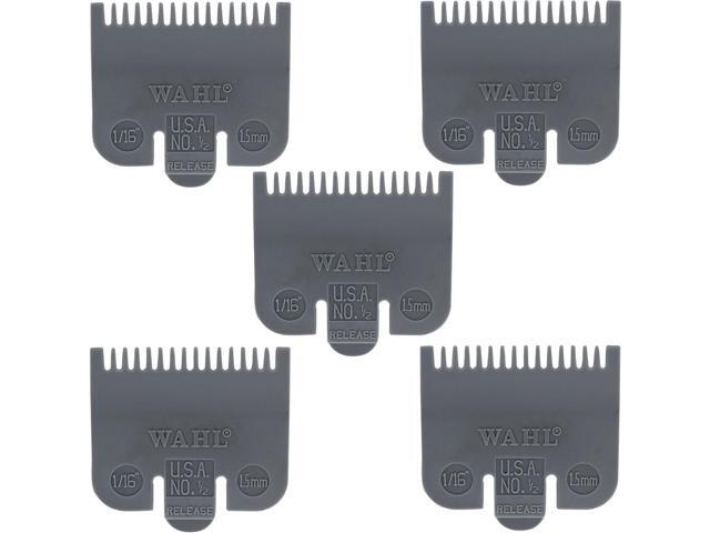 5 Units Wahl Color-Coded Clipper Guide [#1/2] - 1/16' #3137-101