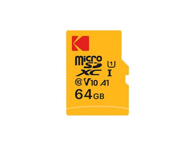 Kodak 64GB Premium Performance microSDXC Memory Card with SD Adapter