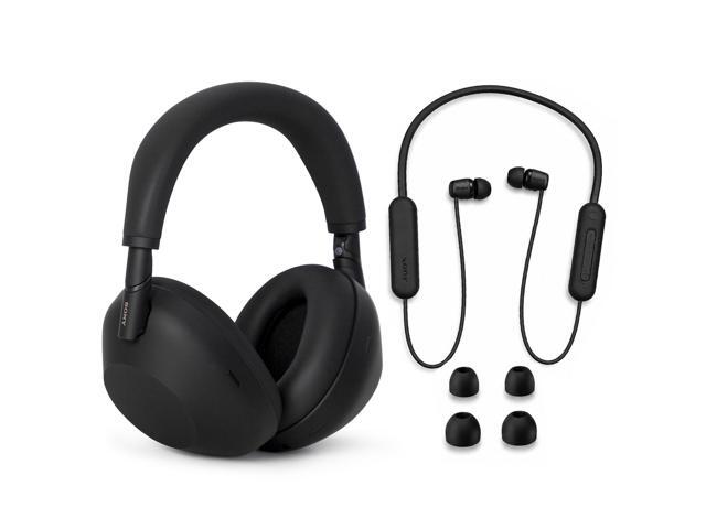 Sony WH-1000XM6 Noise Canceling Headphones + WI-C100 Wireless Earbuds