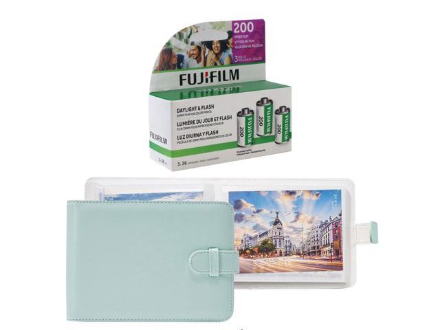 Fujifilm 200 Color Negative 35mm Film (36 Exposures) - 3 Pack with Photo Storage Album