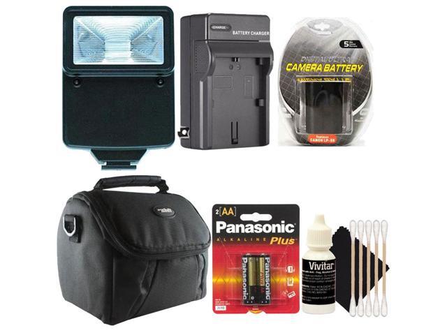 Bower Replacement LP-E6 Battery Deluxe Accessory Kit for CANON EOS 7D Mark II, 7D, 5D Mark II