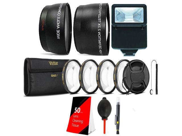 Vivitar 52mm Fisheye Telephoto & Wide Angle Lens + Macro Kit + Top Kit for NIKON D3300 D3200 D3100 D5500 D5300 D5200 D5100 DSLR