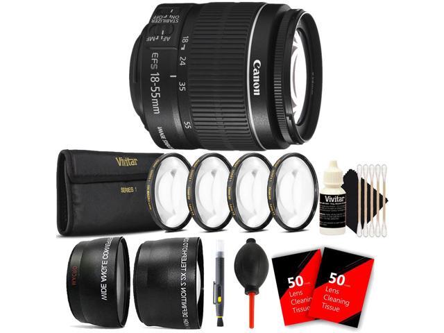 Canon EF-S 18-55mm f/3.5-5.6 IS II Lens for Canon T7 T7i T6 and Ultimate Accessory Kit