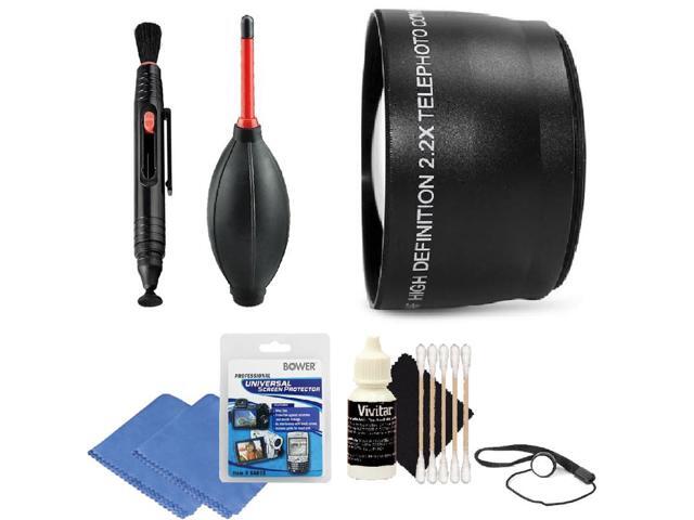 Vivitar 52mm Telephoto Lens Kit for Canon EOS Rebel T4i T6 T5 & All Canon DSLR Camera