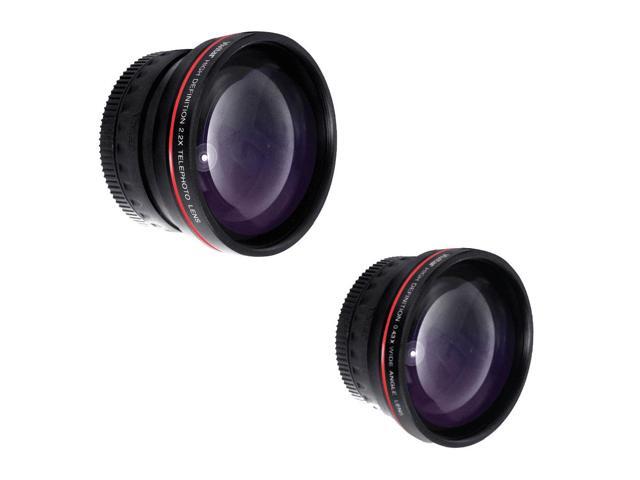 Canon 75-300mm Lens + 58mm Telephoto and Wide Angle Lens+Tulip Lens+Dust Blower+ Lens Pen + CleaningKit+Mini Tripod