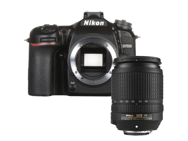 Nikon D7500 20.9MP Digital SLR Camera with 18-140mm VR AF-S DX Zoom Lens (International Version)