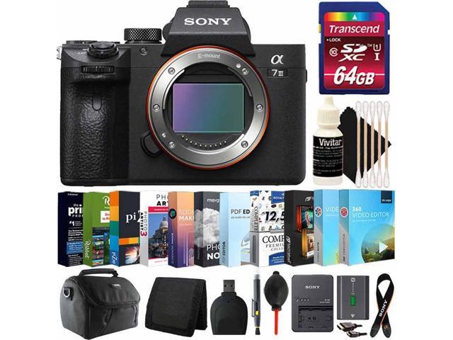 Sony Alpha a7 III Mirrorless 24MP Wi-Fi Digital Camera (Body Only) + 64GB Accessory Kit