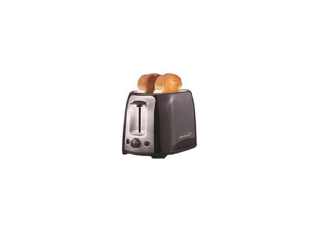 Brentwood TS-292B Black and Stainless Steel 2 Slice Cool Touch Toaster