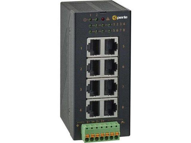 07017490 IDS-108FE-XT - Industrial Switch with 8 x 10/100Mbps RJ45 Ethernet ports. -40 to 75C operating temperature.