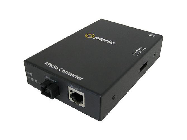 Perle 05090070 S-110-S1SC20D-XT - 10/100 Fast Ethernet Stand-Alone Industrial Temperature Media Rate Converter. 10/100Base-TX (R